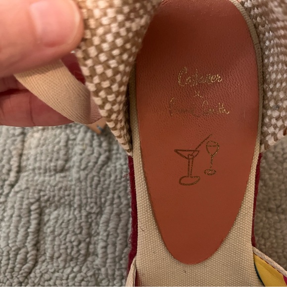 Castaner x Paul Smith rainbow lace-up espadrille wedges size 37 🌈 - Picture 5 of 7